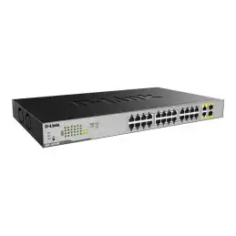 24-Port Desktop Gigabit PoE+2GE Combo (DGS-1026MP)_2